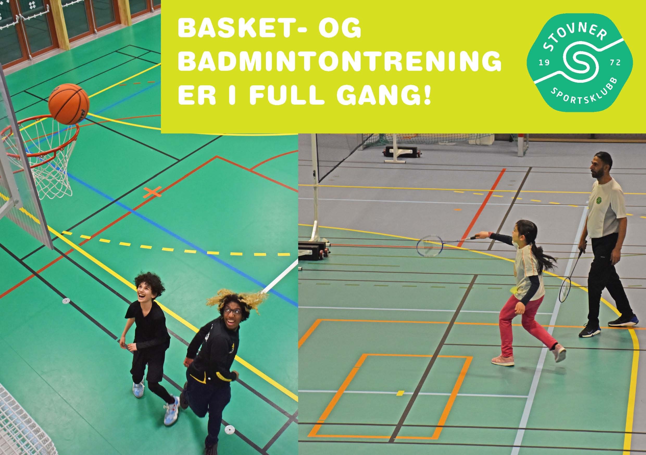 Basket- og badminton